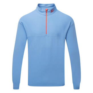 FootJoy Angled Ottoman Chill-Out 1/4 Zip Golf Pullover Coastal Blue 39307