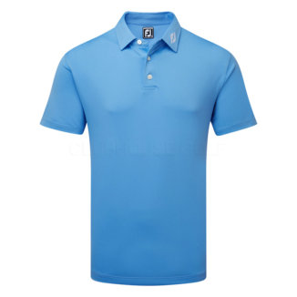 FootJoy Stretch Pique Solid Golf Polo Shirt Light Blue 91826