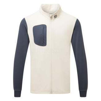 FootJoy ThermoSeries Hybrid Golf Wind Jacket Stone/Charcoal 37827