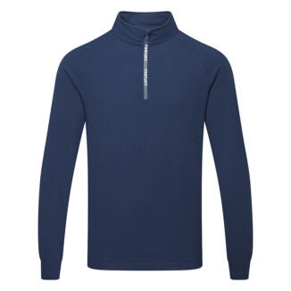 FootJoy Wordmark Chill-Out 1/4 Zip Golf Pullover Navy/White 39356