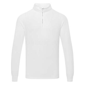 FootJoy Wordmark Chill-Out 1/4 Zip Golf Pullover White/Grey 39358