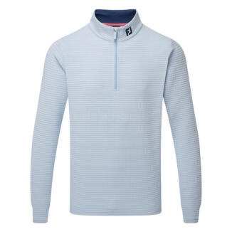 FootJoy Quilt Texture Chill-Out 1/4 Zip Golf Pullover Skyway 34099