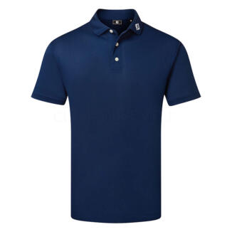 FootJoy Stretch Pique Solid Golf Polo Shirt Navy 91824