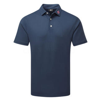 FootJoy Stretch Pique Solid Golf Polo Shirt Dark Denim 34077