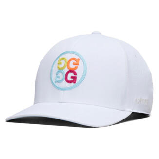 G/FORE Chainstitch Circle G's Contrast Snapback Golf Cap Snow/Multi GMH000133