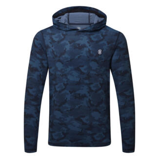 G/FORE Brushed Back Tech Golf Hoodie Twilight Camo GMM000015-TWC