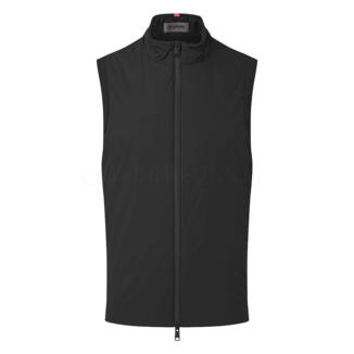 G/FORE The Maverick Hybrid Stretch Golf Wind Vest Onyx GMO000021-ONY