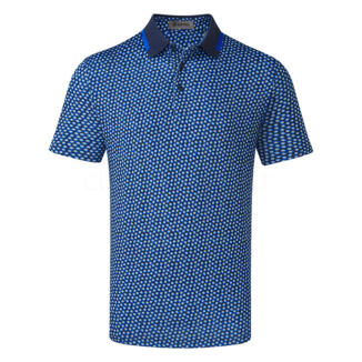 G/FORE Triple/G Tech Jersey Golf Polo Shirt Twilight GMP000086-TWI