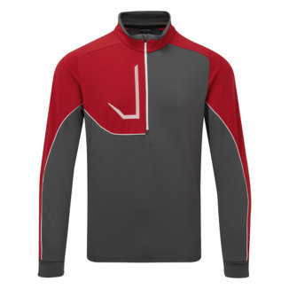 Galvin Green Daxton Insula Golf Pullover Forged Iron/Red/White C01000089165