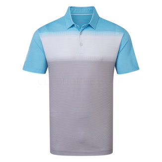 Galvin Green Mo Golf Polo Shirt Cool Grey/White/Alaskan Blue D01000119998