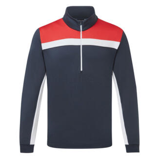 Galvin Green Dean Insula Golf Pullover Navy/Red C01000848895