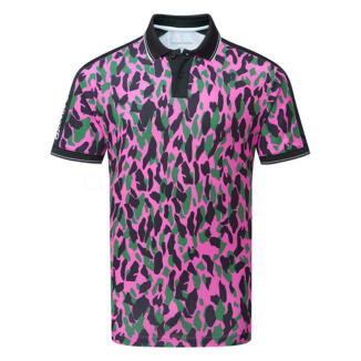 Galvin Green Concept Mario Golf Polo Shirt Super Pink/Black D01001088817