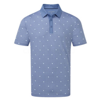 Galvin Green Marley Golf Polo Shirt Moonlight Blue/White D01001168839