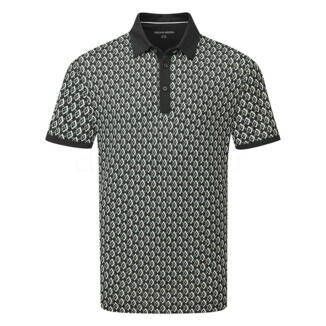 Galvin Green Maxwell Golf Polo Shirt Black/Fresh Green D01000978810