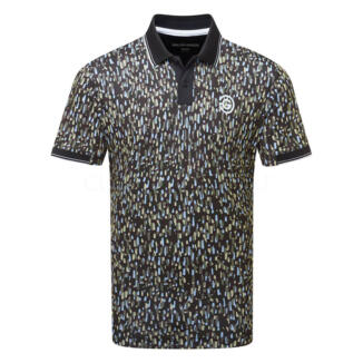 Galvin Green Concept Memphis Golf Polo Shirt Alaskan Blue/Black D01001078816