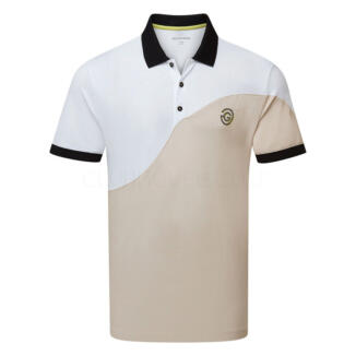 Galvin Green Concept Myron Golf Polo Shirt White/Sand D01001488746