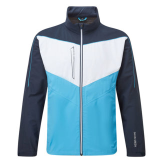 Galvin Green Armstrong Waterproof Golf Jacket Navy/Aqua/White A01000018905