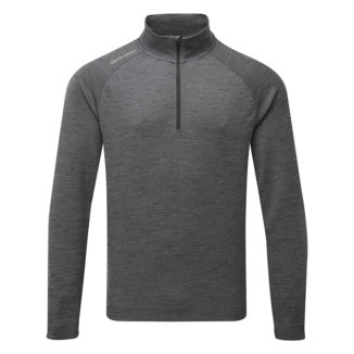 Galvin Green Dion Insula Golf Pullover Black Melange C01000429089