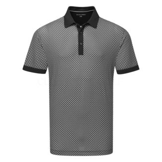Galvin Green Mate Golf Polo Shirt Sharkskin/Black D01000459093