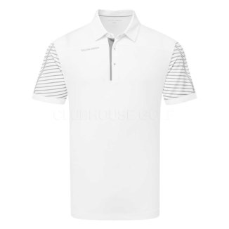 Galvin Green Milion Golf Polo Shirt White/Cool Grey D01000429235