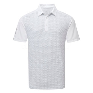 Galvin Green Mio Golf Polo Shirt Cool Grey/White D01000449365