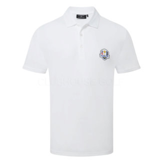 Glenmuir Deacon Ryder Cup Golf Polo Shirt White MSP7373-DEA-RC