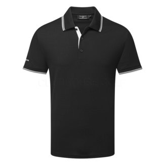 Glenmuir Ethan Golf Polo Shirt Black/White MSP7422-ETH