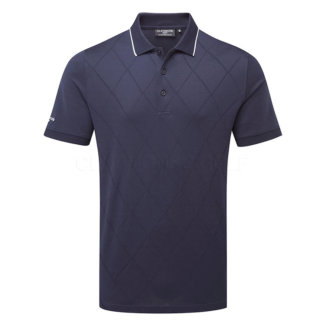 Glenmuir Keith Golf Polo Shirt Navy/White MSL7649-KEI