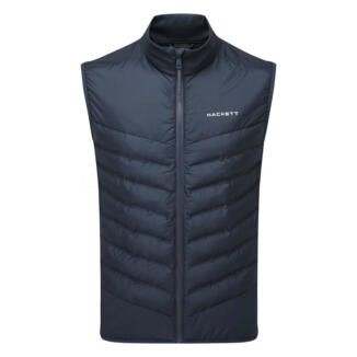 Hackett Sport Ultra Lightweight Full Zip Golf Wind Vest Navy HM581333