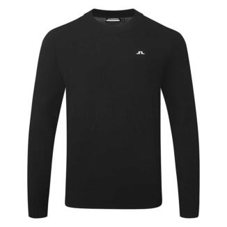 J.Lindeberg Henry Knitted Golf Sweater Black GMKW15105-9999