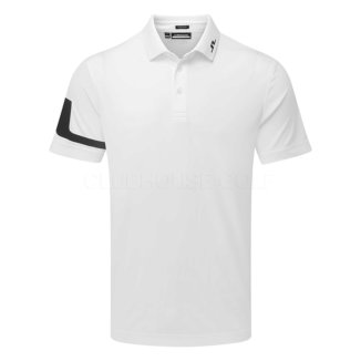 J.Lindeberg Heath Golf Polo Shirt White GMJT06335-0000