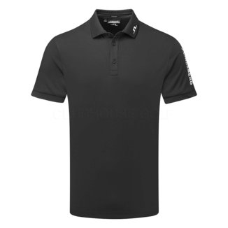 J.Lindeberg Tour Tech Golf Polo Shirt Black/White GMJT06337-9999