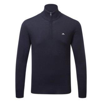 J.Lindeberg Kian 1/4 Zip Golf Sweater Navy GMKW06357-6855