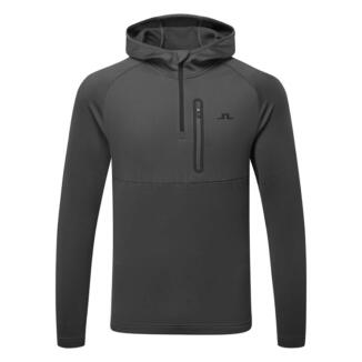 J.Lindeberg Adam 1/4 Zip Golf Hoodie Asphalt GMJS13319-W015