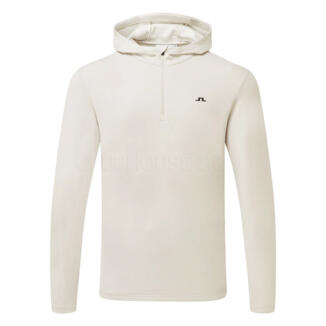 J.Lindeberg Aerial 1/4 Zip Golf Hoodie Moonbeam GMJS14699-U029