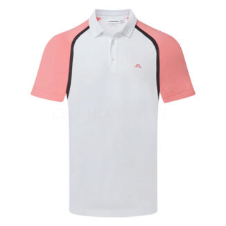 J.Lindeberg Bruce Golf Polo Shirt Flamingo Plume GMJT15429-5226