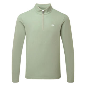 J.Lindeberg Clide 1/4 Zip Golf Sweater Hedge Green GMJS15005-M286