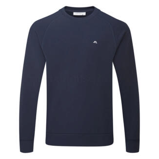 J.Lindeberg Finn Crew Neck Golf Sweater JL Navy GMJS16015-6855