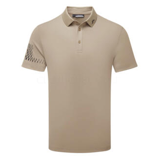 J.Lindeberg Heath Golf Polo Shirt Brindle GMJT15696-U144