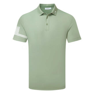 J.Lindeberg Heath Golf Polo Shirt Hedge Green GMJT14650-M286