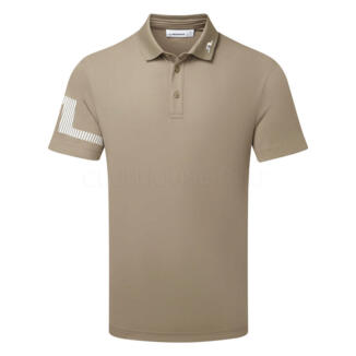 J.Lindeberg Heath Golf Polo Shirt Brindle GMJT14650-U144