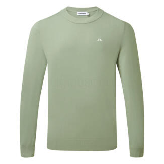 J.Lindeberg Henry Knitted Golf Sweater Hedge Green GMKW16703-M286