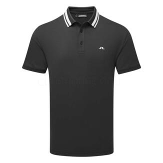 J.Lindeberg Kit Golf Polo Shirt Black GMJT15082-9999