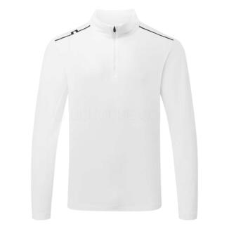 J.Lindeberg Leon 1/4 Zip Golf Sweater White GMJS14697-0000