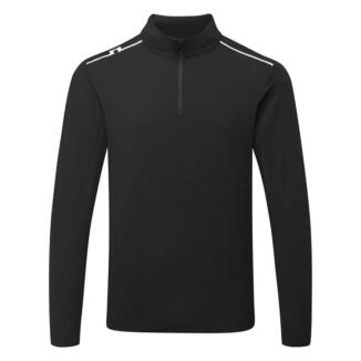 J.Lindeberg Leon 1/4 Zip Golf Sweater Black GMJS14697-9999