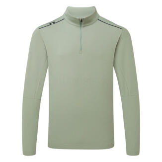 J.Lindeberg Leon 1/4 Zip Golf Sweater Hedge Green GMJS14697-M286