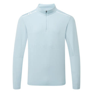 J.Lindeberg Leon 1/4 Zip Golf Sweater Forget Me Not GMJS14697-O127