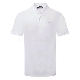 J.Lindeberg Bode Golf Polo Shirt White/JL Navy GMJT09164-0000