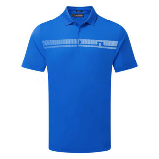 J.Lindeberg Klas Golf Polo Shirt Nautical Blue/Baltic Sea GMJT11508-O346