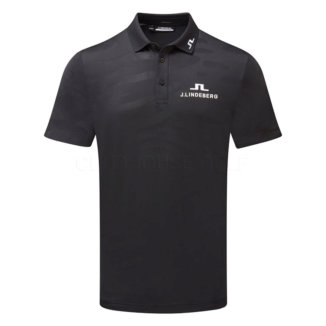 J.Lindeberg Mat Tour Golf Polo Shirt Black GMJT11570-9999